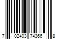 Barcode Image for UPC code 702403743668