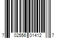 Barcode Image for UPC code 702556014127. Product Name: Cap Barbell CAP  12lb Neoprene Dumbbell  Blue  Single