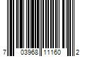 Barcode Image for UPC code 703968111602. Product Name: Severe Weather 1-in x 8-in x 8-ft #2 Southern Yellow Pine Ground Contact Pressure Treated Lumber | 10808MGL