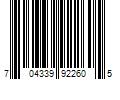 Barcode Image for UPC code 704339922605. Product Name: AMERICAN METALCRAFT  INC. American Metalcraft FWC68 Rectangular Wrought Iron Condiment Rack Basket with Display Handle  6  x 8   Black