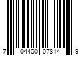 Barcode Image for UPC code 704400078149
