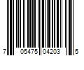 Barcode Image for UPC code 705475042035
