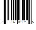 Barcode Image for UPC code 707060061025
