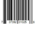 Barcode Image for UPC code 707392010258. Product Name: Simpson Strong-Tie #10 x 2-in T25, Flat Head, Deck-Drive DSV Wood Screw, Quik Guard, Tan (110-Pack)