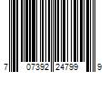Barcode Image for UPC code 707392247999. Product Name: Simpson Strong-Tie SET-3G Anchoring Adhesive (Actual Net Contents: 22-fl oz) | SET3G22-N