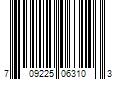 Barcode Image for UPC code 709225063103