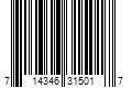 Barcode Image for UPC code 714346315017