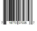 Barcode Image for UPC code 716770070357