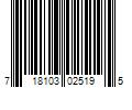 Barcode Image for UPC code 718103025195