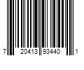 Barcode Image for UPC code 720413934401. Product Name: Mister Landscaper 1 Output Port Digital Hose End Timer in Black | MLWT-TIMER