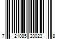 Barcode Image for UPC code 721085200238. Product Name: Hawaiian Silky - Moisturizer and Sheen