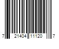 Barcode Image for UPC code 721404111207