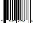 Barcode Image for UPC code 721557420058