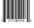 Barcode Image for UPC code 727072540080