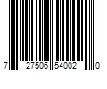 Barcode Image for UPC code 727506540020