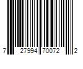 Barcode Image for UPC code 727994700722