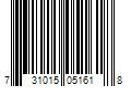 Barcode Image for UPC code 731015051618