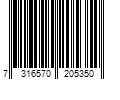 Barcode Image for UPC code 7316570205350