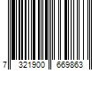 Barcode Image for UPC code 7321900669863