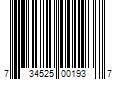 Barcode Image for UPC code 734525001937
