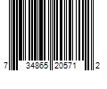 Barcode Image for UPC code 734865205712
