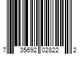 Barcode Image for UPC code 735692028222. Product Name: Commander 33 in. x 45 in. 42 Gal. Black Heavy-Duty Trash Bags (Pack of 20) 3 mil for Home Kitchen Lawn and Contractor(Pack of 20)