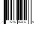 Barcode Image for UPC code 735692028963. Product Name: Aluf Plastics 12 Gal. to 16 Gal. 8 ml 24 in. x 33 in. Clear Equivalent High-Density Garbage Trash Bags (1000-Count)