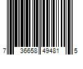 Barcode Image for UPC code 736658494815. Product Name: The Wet Brush Go Green Speed Dry Detangler Brush, One Size, Pink