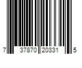 Barcode Image for UPC code 737870203315