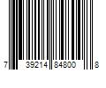 Barcode Image for UPC code 739214848008. Product Name: Super Tech Premium R-134a Automotive Refrigerant with Reusable Hose and Gauge  18 oz  Pack of 1  Vehicle Type