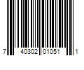 Barcode Image for UPC code 740302010511