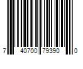 Barcode Image for UPC code 740700793900