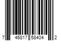 Barcode Image for UPC code 746817584042. Product Name: Universal Beauty Products  Inc. Salon Pro Hair Bond Remover