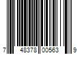 Barcode Image for UPC code 748378005639. Product Name: ECOCO Inc. Eco Style Professional Styling Gel Black Castor & Avocado Oil 12 OZ Max Hold 10
