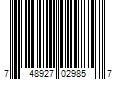 Barcode Image for UPC code 748927029857