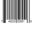 Barcode Image for UPC code 749200525516