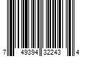 Barcode Image for UPC code 749394322434. Product Name: JobSmart 1/2 in. Drive SAE Deep Impact Socket Set, 10 pc.