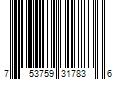 Barcode Image for UPC code 753759317836. Product Name: Garmin Fenix 7X Pro 51mm Watch - Black