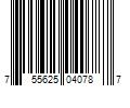 Barcode Image for UPC code 755625040787. Product Name: Kobalt 60-in L Fiberglass-Handle Forged Steel Garden Rake | R16AMFX-K34715