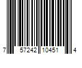 Barcode Image for UPC code 757242104514. Product Name: Remo TU051009-U 26 x 10 in. Pre-Tuned Tropical Leaf Tubano Mondo Drumheads
