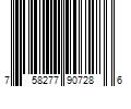 Barcode Image for UPC code 758277907286. Product Name: Utopia Alley Aluminum Flat Shelf, Rustproof Corner Shower Caddy, Satin Chrome & Black Finish