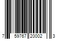 Barcode Image for UPC code 759767200023