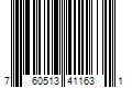 Barcode Image for UPC code 760513411631