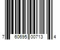 Barcode Image for UPC code 760695007134