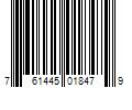 Barcode Image for UPC code 761445018479. Product Name: Kimberly Clark KleenGuard (formerly Jackson Safety) V60 Nemesis Vision Correction Safety Glasses (28624)  Clear Readers with +2.0 Diopters  Black Frame  6 Pairs per Case