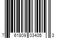 Barcode Image for UPC code 761809034053
