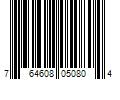 Barcode Image for UPC code 764608050804