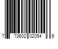Barcode Image for UPC code 773602020546