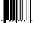 Barcode Image for UPC code 783863028182. Product Name: System Sensor SpectrAlert Advance P2RHK Strobe Horn