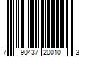 Barcode Image for UPC code 790437200103